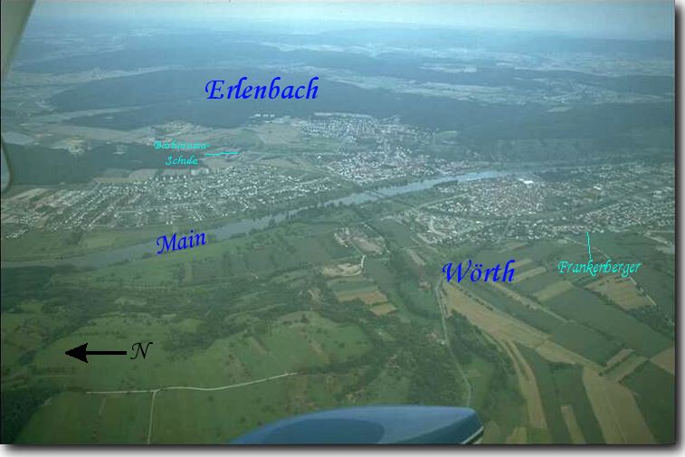 Luftaufnahme W�rth - Erlenbach